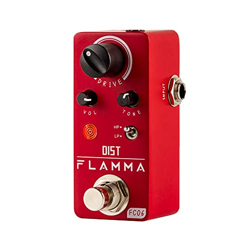 FLAMMA FC06 Distortion Pedal Electric Guitar Effects Pedal Mini Analog Guitar Pedal True Bypass Metal Shell