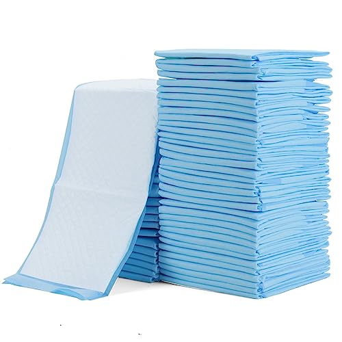 Rocinha 100 PACK Disposable Changing Pads Baby Disposable Underpads Waterproof Diaper Changing Pad Breathable Underpads Bed Table Protector Mat, 17 Inches x 13 Inches