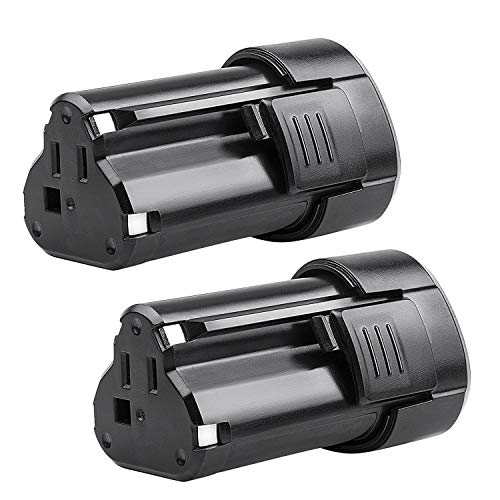 ARyee 12V 3000mAh Replacement Battery for Rockwell RW9300 WA3503 WA3504 WA3505 RK2515K2 RK2514K2 Cordless Tool Power Battery Lithium (2)