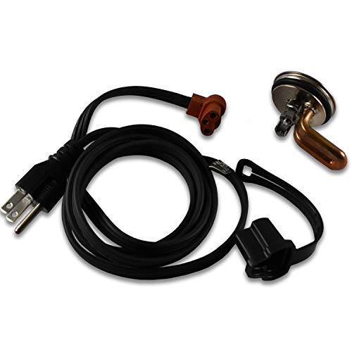 Zerostart 3100065 Freeze Plug Engine Block Heater for AMC, Cadillac, Chevrolet, Pontiac, Ford, Mercury, Lincoln, Jeep, Eagle, Isuzu, Zetor, 45mm Diameter | CSA Approved | 120 Volts | 600 Watts