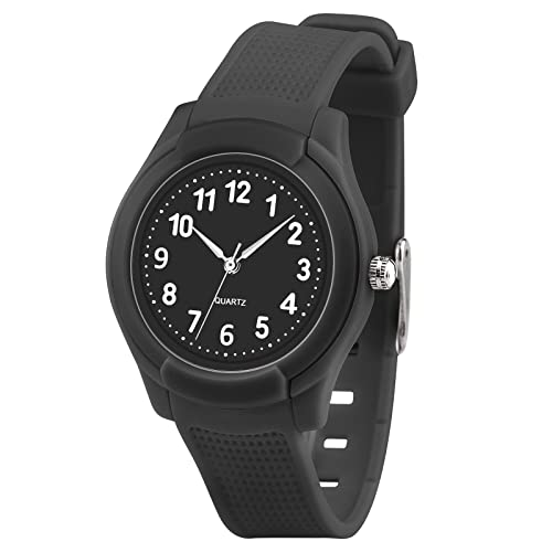 PROKING Kids Watch Analog for Boys Girls,Children Toddler Waterproof Learning Time Wrist Watch with Soft Strap Time Teacher Watches for Kids Girls Boys Ages 4-15 Years Old