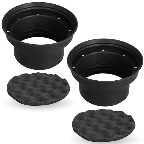 NVX XBAF65 2 Piece 6.5' or 6.75' Weatherproof Silicone Rubber Speaker Baffle Kit