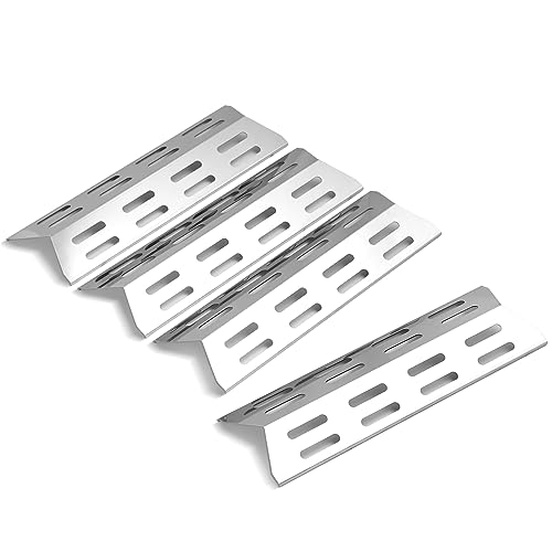 Charbrofire SGP4033N Heat Shield Grill Replacement Parts for Stok Grill Heat Plates SGP4333SB SGP4130N SGP4032N 081001083063 081001002150 Stok Quattro Stainless Steel Heat Tents 4 Pcs