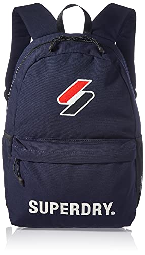 Superdry Mens Code Montana Rucksack, Main Zipped Compartment Deep Navy Size One Size