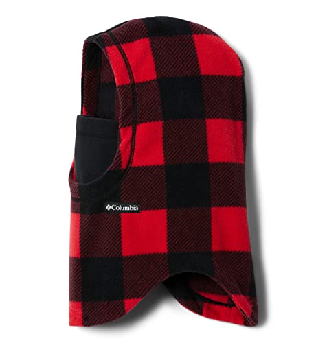 Columbia Youth Unisex Frosty Trail Balaclava, Mountain Red Check Print, Large/X-Large