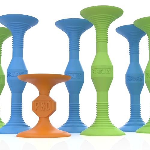 Popdarts Original Game Set (Blue and Green) - Indoor, Outdoor Suction Cup Throwing Game - Competition with a POP