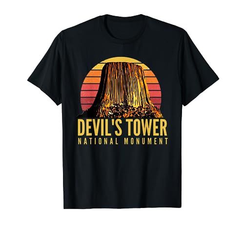 Vintage Devil's Tower National Monument Tourist T-Shirt