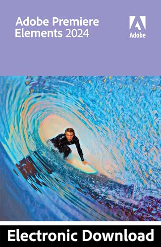 Adobe | Premiere Elements 2024 | PC Code | Software Download | Video Editing [PC Online code]