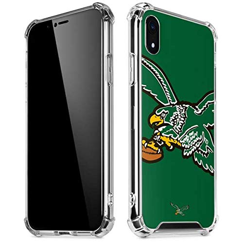 Skinit Clear Phone Case Compatible with iPhone XR - Officially Licensed NFL Philadelphia Eagles Retro Logo Design