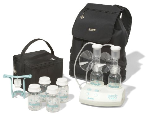 Ameda Purely Yours Carry All Breast Pump Traveler Backpack