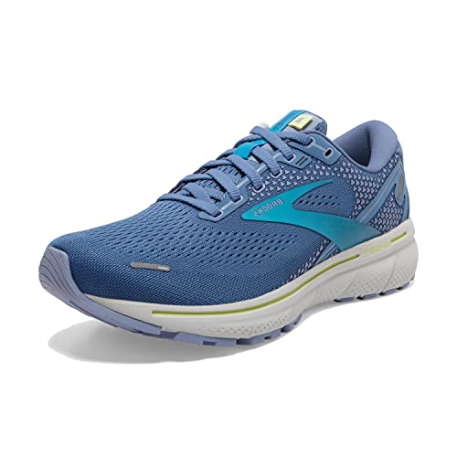 Brooks Women's Ghost 14 Neutral Running Shoe - Blue/Ocean/Oyster - 8 Medium