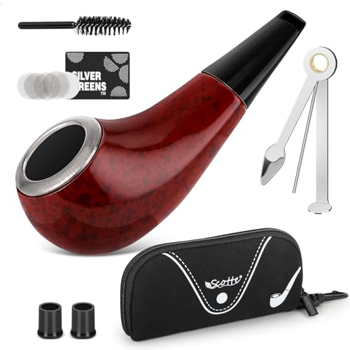 Scotte Shiny Pipe Small Pipe Red Color