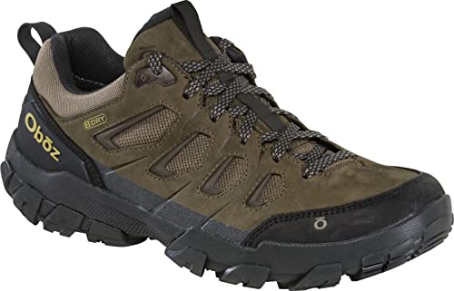 Oboz Men's Sawtooth X Low B-Dry Hiking Shoe, Sediment, 12