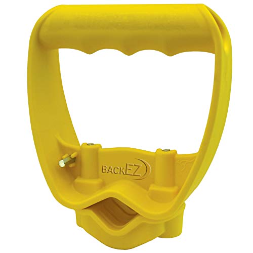 Back-Saving Tool Handle Labor-Saving Ergonomic Shovel or Rake Handle Attachment Yellow