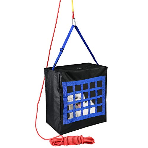 Emergency Escape Bag for Pets up to 100 Pounds - Rope 50ft Included - Safety Equipment Carrier - Rapid Rescue Bag for Animals (Large 28'x21'x14')