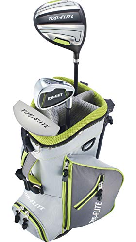 Top Flite 2019 Kids' 5-Piece Complete Set – (Height 45” and Under)-Grey/Volt-Right Hand