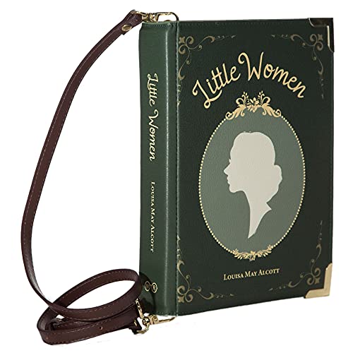 Well Read Little Women Small Book Themed Purse for Literary Lovers - Ideal Literary Gift for Book Club, Readers, Authors & Bookworms - Handbag & Crossbody Bag