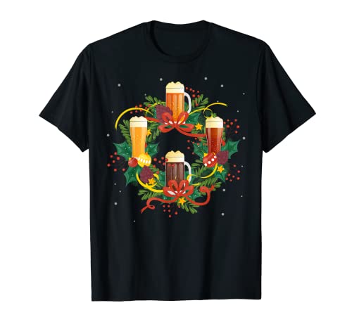 My Christmas Beer Wreath My Advent Wreath T-Shirt