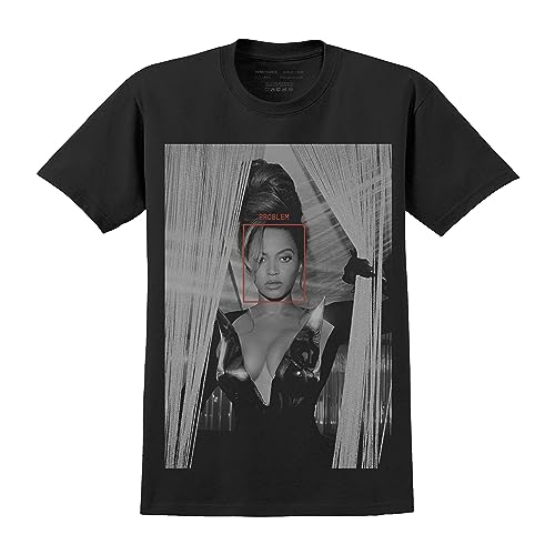 Beyoncé Official Renaissance World Tour Merch On Air Icon T-Shirt, Black, Large