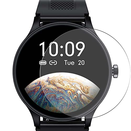 Puccy 3 Pack Tempered Glass Screen Protector, compatible with KUNGIX NY20 1.3' Smart Watch smartwatch Protectors Guard