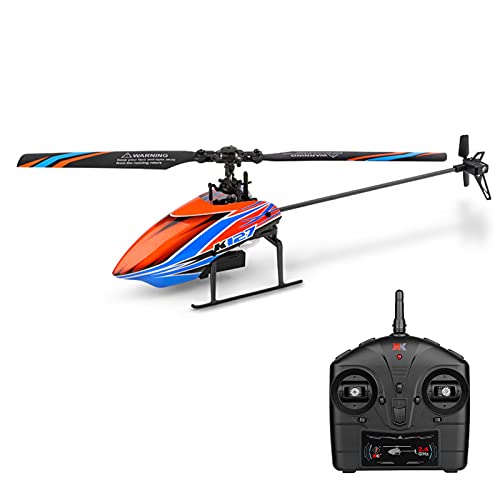 GoolRC RC Helicopter, WLtoys XK K127 Remote Control Helicopter, 4 Channel RC Aircraft with 6-Axis Gyro, Altitude Hold, One Key Take Off/Landing, Easy to Fly for Kids and Beginners