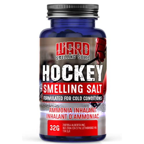 Hockey Smelling Salts by Ward - Specially Formulated for Cold Temperatures - Skate Faster, Shoot Harder, Win More! Ammonia Inhalant specifically Developed for Hockey (1)