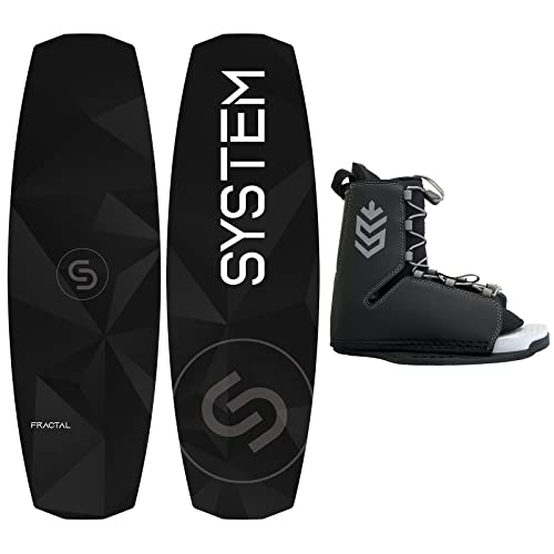 Hyperlite Wakeboard Package Vaopr Wakeboard System Tour Wakeboard Bindings Fits Boot Sizes 8-14! 135, 139, 143 cm (Fractal 143 cm)