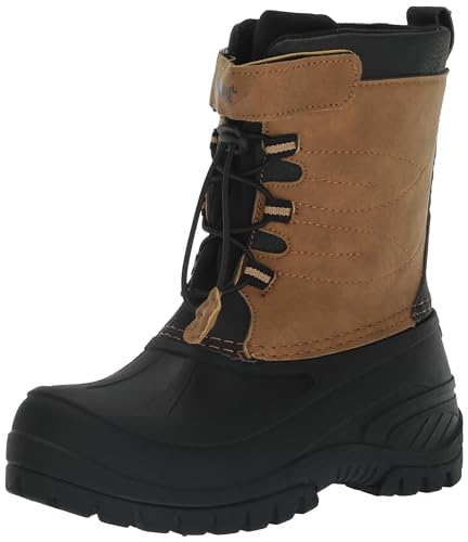 Khombu Abie Snow Boot, Wheat, 6 US Unisex Big Kid