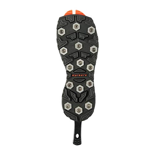 Korkers OmniTrax v3.0 Interchangeable Sole - Triple Threat Aluminum Hex Disc - Size 09