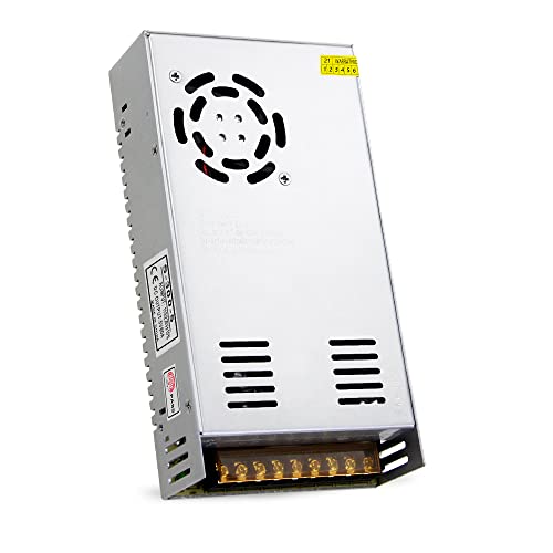 Aclorol 5V Power Supply 70A 350W 110V / 220V AC to DC 5V 70amp Universal Transformer Switching Driver Converter 5V Power Adapter for WS2812B WS2813 LED Strip Pixel Lights CCTV Camera Security System