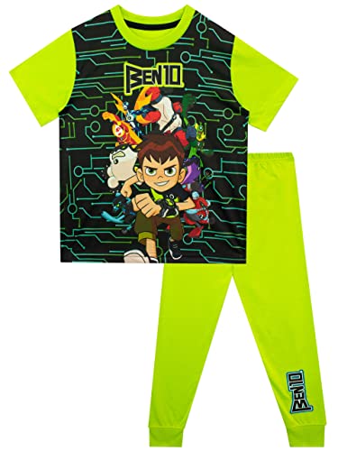 Ben 10 Boys Pajamas Green Size 6
