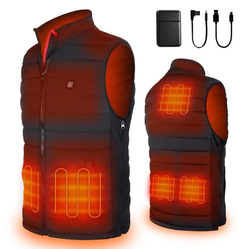 Hoson Heated Vest,Electric Lightweight Heated Vest For Men Women,Skating for Heated Jacket/Sweater/Thermal Underwear Battery