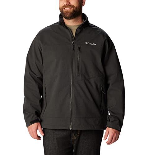 Columbia Men's Cruiser Valley Softshell Jacket, Black, Large