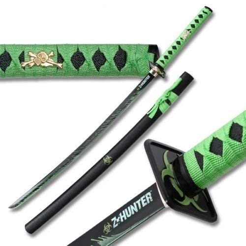 Zombie Hunter Blood Splatter Samurai Sword NEW