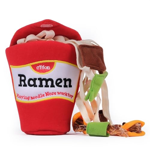 CHEWFFON Dog Puzzle Toys, Interactive Dog Toys, Dog Toys,Dog Enrichment Toys, Crinkle Dog Games, Durable Hide and Seek Puppy Toy, Nose Work Toy for Small and Medium Dogs, Treat Dispensing Toys