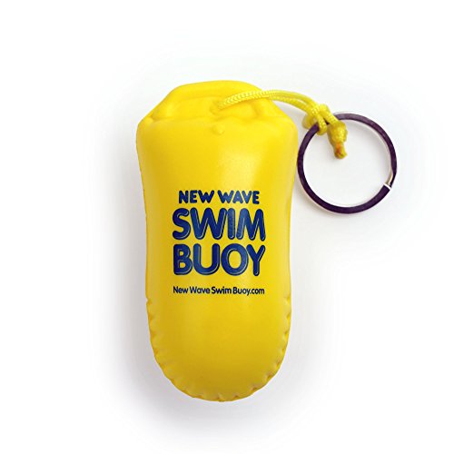 New Wave Floating Key Chain Buoyant Camera Float for Open Water Swimmers and Triathletes by New Wave Swim Buoy