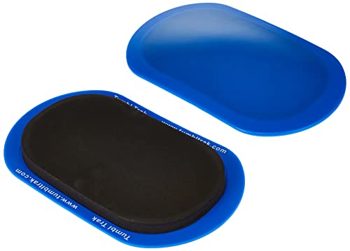 Tumbl Trak Smooth Sliding Sliders with Comfortable Top, Pair (for Carpet Floors) Blue(Small -Pair), 9 in