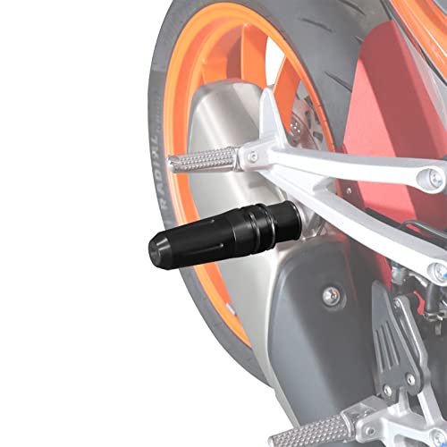 HAONEL Universal Rear Frame Sliders CNC Aluminum Compatible with Z900 Z650 Z900RS Ninja 400 650 1000 ZX10R ZX6R ZX12R Z800 Z750 Z125 Z400 Z300 Motorcycle Fairing Protection Crash Pad