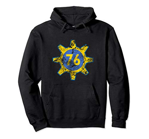 Radioactive Vault Gear 76 gamer nuclear wasteland gift Pullover Hoodie