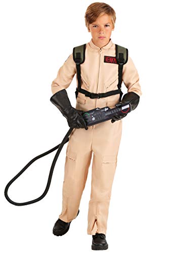 Fun Costumes Kid's Ghostbusters Costume with Proton Pack Accessory, Ghostbusters Jumpsuit, Officially Licensed Outfit for Halloween X-Large
