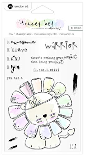 Hampton Art TH Clear Stamp Warrior, None