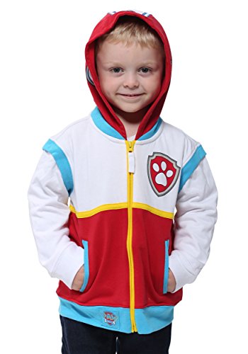 Paw Patrol Boys Character Costume Hoodie Hooded Sweatshirt, Ryder Multi, 4T US