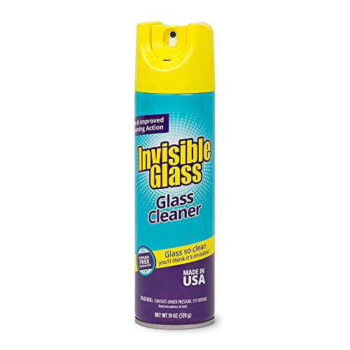 Invisible Glass 91160 Premium Glass and Window Cleaner Aerosol Can Leaves Glass Streak Free and Residue Free with Improved Foaming Action, Pack of 1