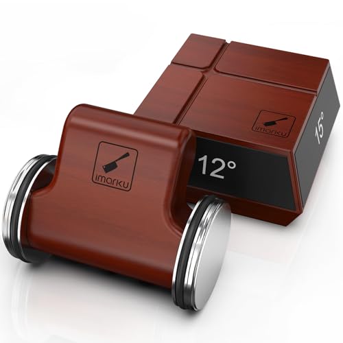 imarku Rolling Knife Sharpener Tool, Knife Sharpening with 2 Diamond Disc, Professional Knife Sharpener Kit with 4 Magnetic Angle Offer 12/13/15/20° for WÜSTHOF,ZWILLING,Global, Shun Pocket Knife, Etc