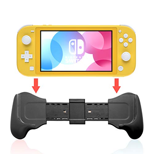Switch lite Grip, Switch lite Ergonomic Hand Grip, Switch lite Accessories Grip Black