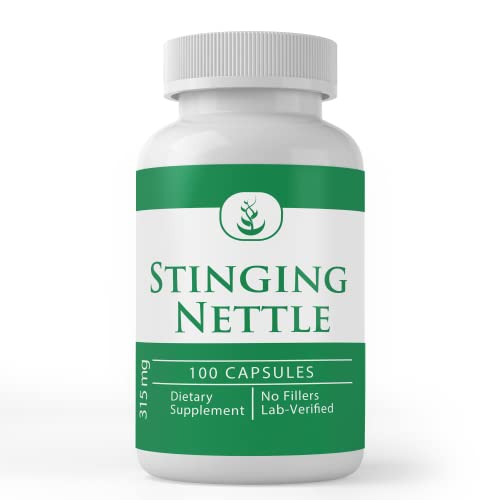 PURE ORIGINAL INGREDIENTS Stinging Nettle (100 Capsules) Leaf Always Pure, No Additives Or Fillers, Lab Verified