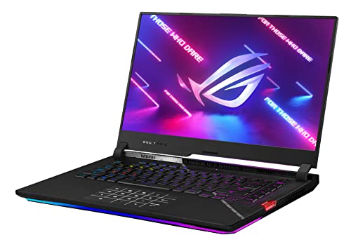 ASUS ROG Strix Scar 15 Gaming Laptop, 15.6” 240Hz IPS QHD Display, NVIDIA GeForce RTX 3070 Ti, Intel Core i9 12900H, 16GB DDR5, 1TB SSD, Per-Key RGB Keyboard, Windows 11 Home, G533ZW-AS94Q,Black