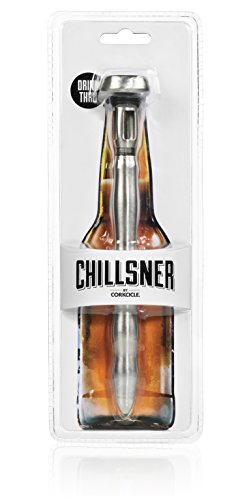 Corkcicle Chillsner Beer Chiller, Silver, 1-Pack