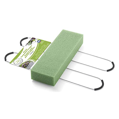 FloraCraft Floral Tombstone Hugger with FloraFōM 2.6 Inch x 12 Inch x 17.3 Inch Green