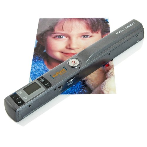 Vupoint Magic Wand II 2 Portable Scanner with 1-Inch Color LCD Display (Pewter)